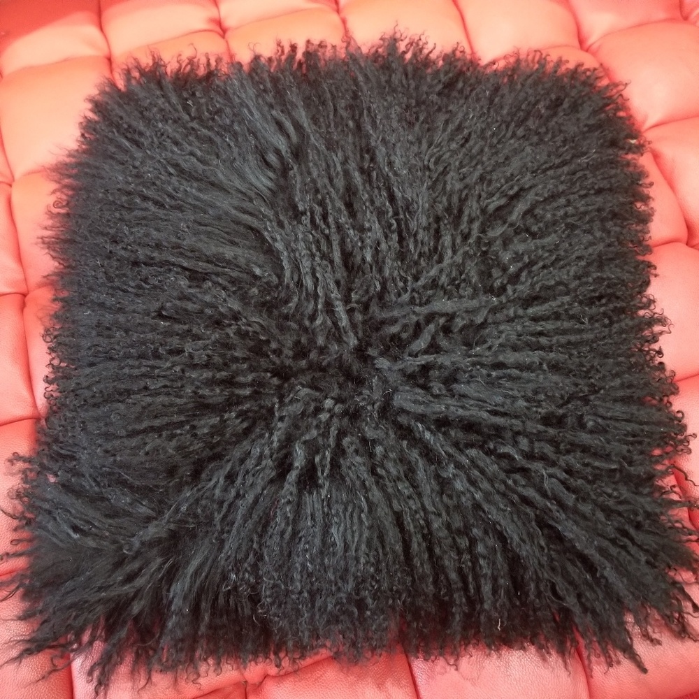 Mongolian Lamb wool pillow - Picture 2 of 5